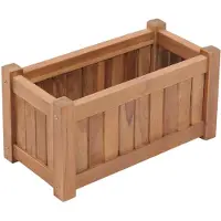 vidaXL Lit surélevé 50x25x25 cm en teck massif
