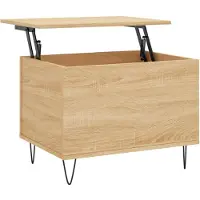 vidaXL Table basse chêne Sonoma 60x44,5x45 cm Bois composite