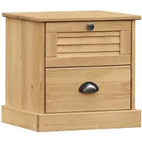 vidaXL Table de chevet VIGO 42x35x42 cm bois de pin massif