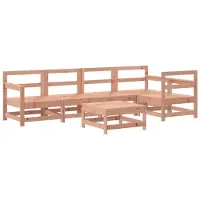 vidaXL Ensemble salon de jardin 6 pièces bois massif douglas