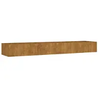 vidaXL Lit surélevé 360x80x40 cm acier corten