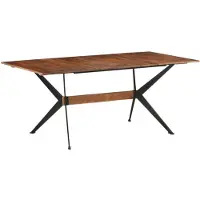 vidaXL Table de salle à manger 180x90x76 cm Mango massif
