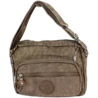 Jennifer Jones Bag Street Sac à main pour femme Crinkle Nylon stone OTJ227L