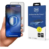3MK Apple iPhone 15/16 - Coque de protection HardGlass Matt Max Privacy