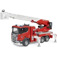 BRUDER Camion de pompiers Br-Scania avec son 03591