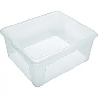 Flink & sauber Boîtes de rangement F&S « Allzweckbox XL » avec couvercle, 17,0 l - 40,0 x 35,0 x 17,0 cm, (17 l, 40 x 35 x 17 cm)