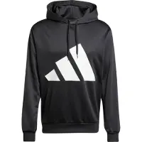 Adidas Survêtements 'BIG LOGO HOODED' noir / blanc