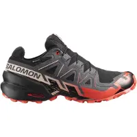 Salomon - Chaussures de trail en GORE-TEX - Speedcross 6 GTX Black/Fird/Almilk pour Homme - Taille 43 1/3 - Noir