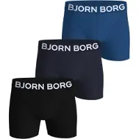 Björn Borg Boxers Lot de 3 Foncé Bleu Bleu foncé taille L