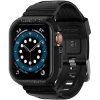 Spigen Coque Rugged Armor Pro pour Apple Watch 44 mm / 45 mm - Noir