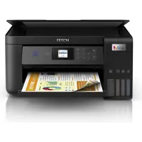 Epson Imprimante multifonctionnelle à jet d'encre couleur CISS EcoTank L4360, A4, Recto-verso, Wi-Fi, 4800x1200ppp, noir