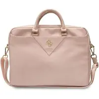 GUESS Torba GUCB15ZPGSTEGP 16" różowy/pink Triangle 4G (16"), Sac pour notebook, Pink, Rose