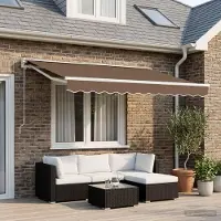 Prolenta Maison Exclusive - Remplacement de volant pour store, longueur 3,5 mètres, polyester beige