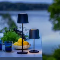 Lightbox Lampe de table LED pour l'intérieur et l'extérieur, 37 cm x 23 cm, hauteur 10 cm