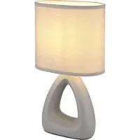 Globo Lampe de table de conception Triangle gris