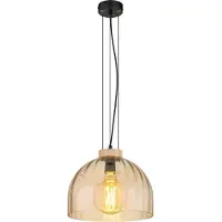 Globo Lampe suspendue Swanson noir Ø 30cm