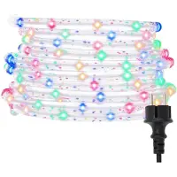 vidaXL Tuyau lumineux 120 LEDs Multicolore 5 m PVC