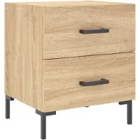 vidaXL Table de chevet chêne sonoma 40x35x47,5 cm bois d’ingénierie