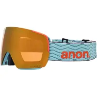 Anon M5s+bonus Lens+mfi Face Mask Ski Goggles Bleu Perceive Sunny Bronze/CAT3