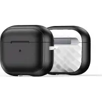 DUX étui de protection PECC pour téléphone portable compatible avec les AirPods Pro 2 noir