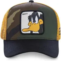 Capslab Casquette 'Looney Tunes Daffy Duck' marron