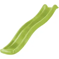 Axi Sky175 Toboggan À Eau En Vert Citron - 175 Cm Élément Complémentaire Pour Aire De Jeux / Maison De Jeu Enfant Toboggan Pour Hauteur De Estrade 90 Cm