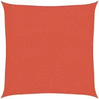 vidaXL Voile d'ombrage 160 g/m² carré terre cuite 2,5x2,5 m PEHD
