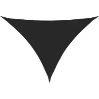 vidaXL Voile de parasol Tissu Oxford triangulaire 5x7x7 m noir