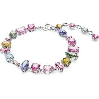 Swarovski Bracelet 'Gema' jaune / citron vert / magenta / argent