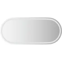 vidaXL Miroir de salle de bain LED 100x45 cm ovale