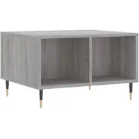 vidaXL Table basse Gris Sonoma 60x50x36,5 cm Bois composite