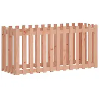 vidaXL Lit surélevé design clôture à lattes 150x50x70 cm bois massif douglas