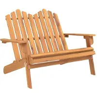 vidaXL Banc de jardin Adirondack 126 cm bois massif acacia