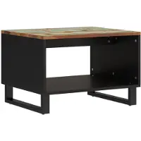 vidaXL Table basse 60x50x40 cm Vieux bois massif