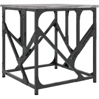 vidaXL Table basse Gris Sonoma 45x45x47,5 cm Bois composite
