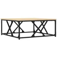 vidaXL Table basse chêne Sonoma 70x70x30 cm Bois composite