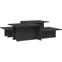 vidaXL Tables basses 2 pcs. Gris Bois composite