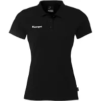 Kempa Classic Polo Shirt Femmes - noir, Taille:S