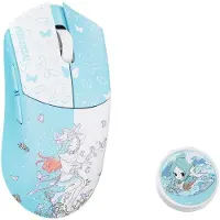 WLMouse x Souris de jeu sans fil FEIRENZAI Beast G Max, 8 000 Hz - bleue (Filaire, Sans fil), Souris, Bleu