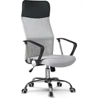 Sofotel 2106 Chaise de bureau Sydney, en résille, gris clair