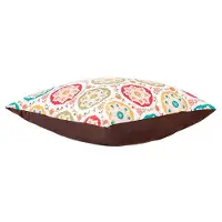 Unyqoos Coussin de décoration d'extérieur 45 x 45 cm – en polyester résistant à l'eau, aux couleurs vives, avec rembourrage en fibres creuses, lavable jusqu'à 30°C, difficilement inflammable