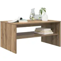 vidaXL Table basse en chêne Artisan 80 x 50 x 40 cm Bois composite