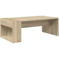 vidaXL Table basse Chêne artisanal 95 x 50 x 34 cm Bois d'ingénierie
