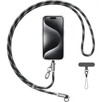 Usams Smycz Do Telefonu Z Kablem Do Ładowania Sj746 30W Usb-C Do Lightning 1.2M Czarny