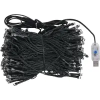 vidaXL Sapin de No?l artificiel Nordmann avec LED et boules Vert 150cm