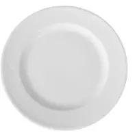 Hendi Assiette ronde plate en porcelaine | 30 cm (6 pièces)