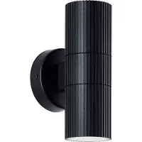 Brilliant Applique murale d'extérieur 40921/06 Applique murale d'extérieur LED GU10 10 W, noire (GU10, IP44)
