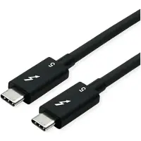 Roline Câble Thunderbolt 5 C-C 80G 240W 8K passif 0.5m