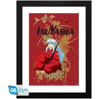 Inu Yasha INUYASHA - Reproduction encadrée d'Inuyasha (30 x 40) x 2 (30 x 40 cm)