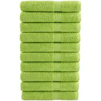 vidaXL Serviettes de sauna de qualité supérieure SOLUND 10pcs 600 g/m²